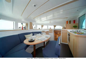 Lagoon 380 interior